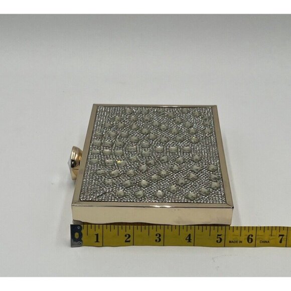 INC International Concepts Women's Clutch Metal Rose Gold - Silver Handbags - Picture 11 of 12